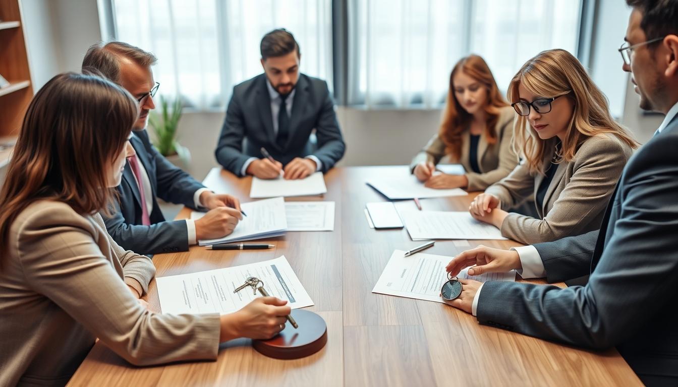 Property settlement documents and transfer review